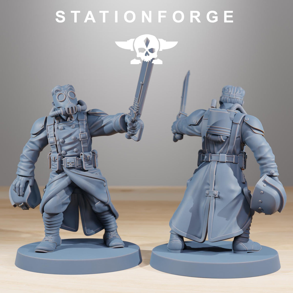 GrimGuard Acolytes  from StationForge/10 Miniatures +Gratis Bases