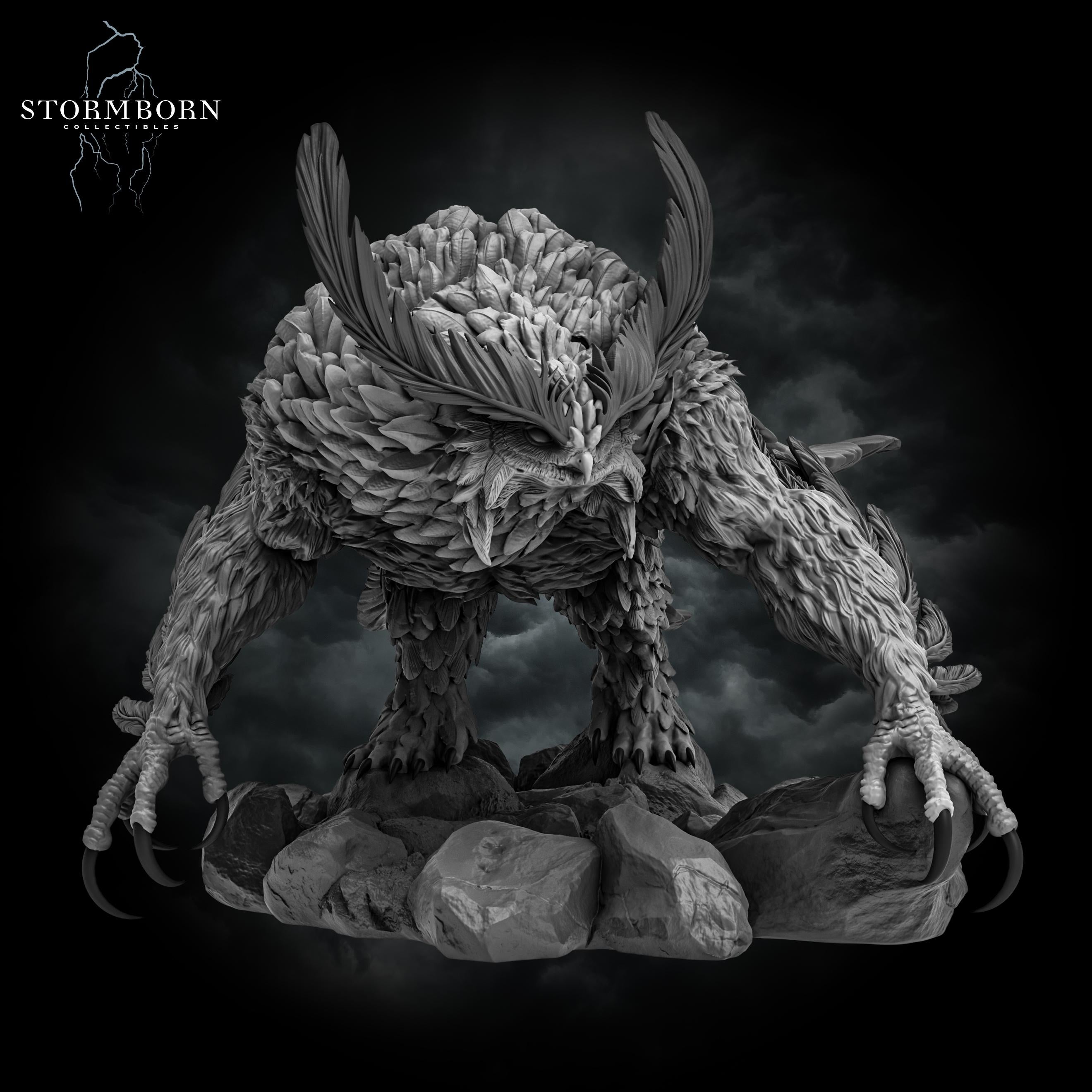 Owlbear from Stormborn Collectibles, Wargame Miniature+ Base