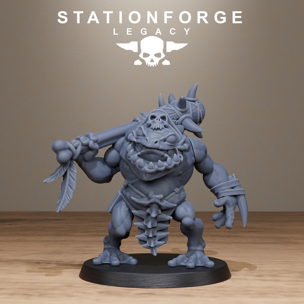 Bogkin Ogres from StationForgeLegacy/3 Miniatures +Gratis Bases