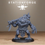 Bogkin Ogres from StationForgeLegacy/3 Miniatures +Gratis Bases