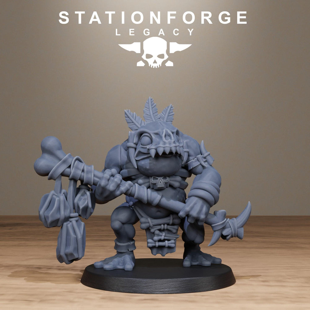 Bogkin Ogres from StationForgeLegacy/3 Miniatures +Gratis Bases