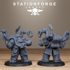 Ironvale Leaders from StationForgeLegacy/6 Miniatures +Gratis Bases