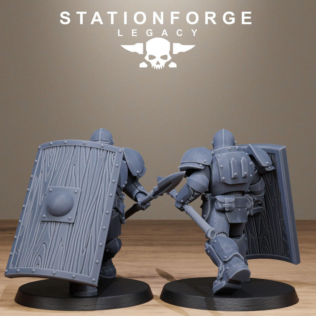Solaris Shielders  from StationForgeLegacy/10 Miniatures +Gratis Bases