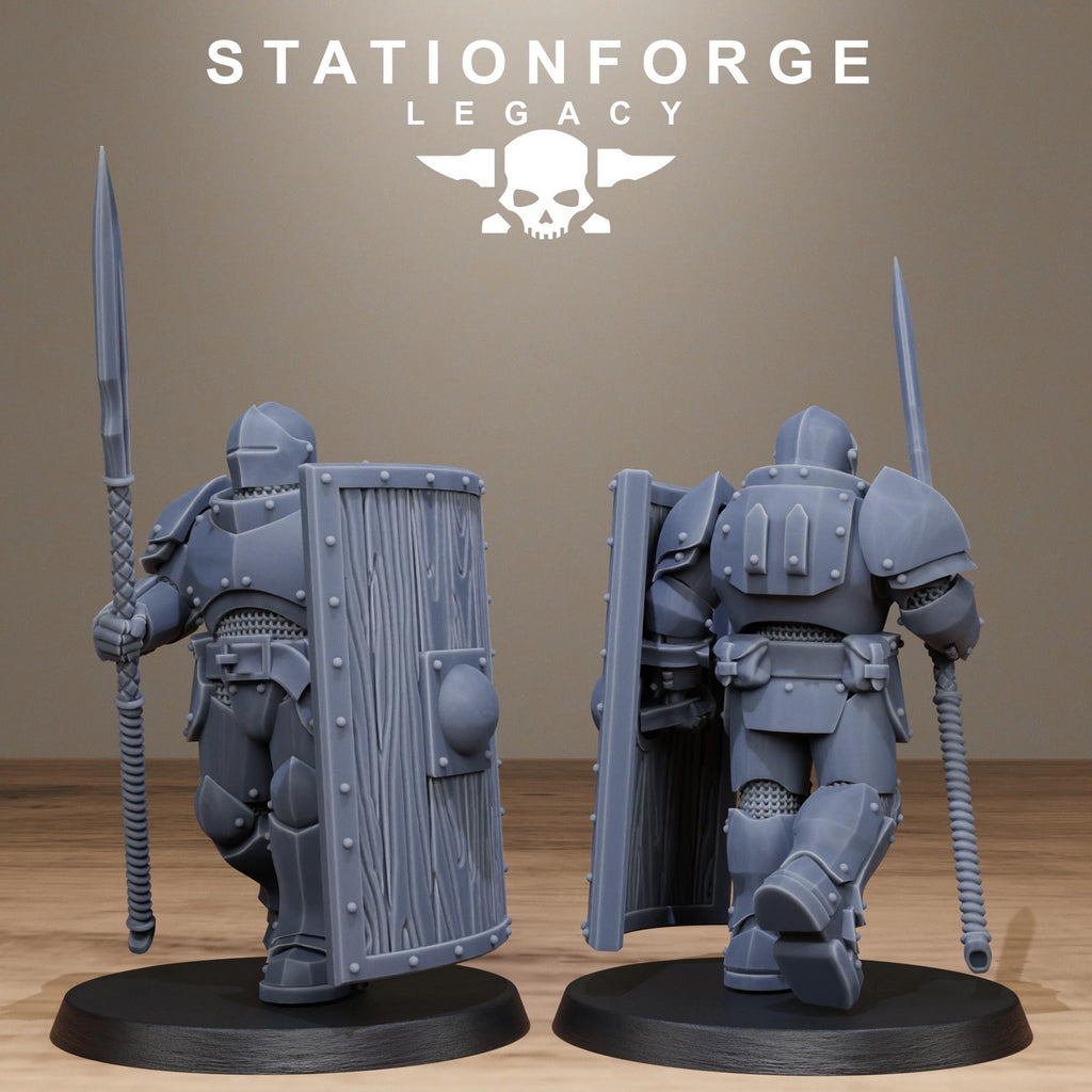 Solaris Shielders  from StationForgeLegacy/10 Miniatures +Gratis Bases