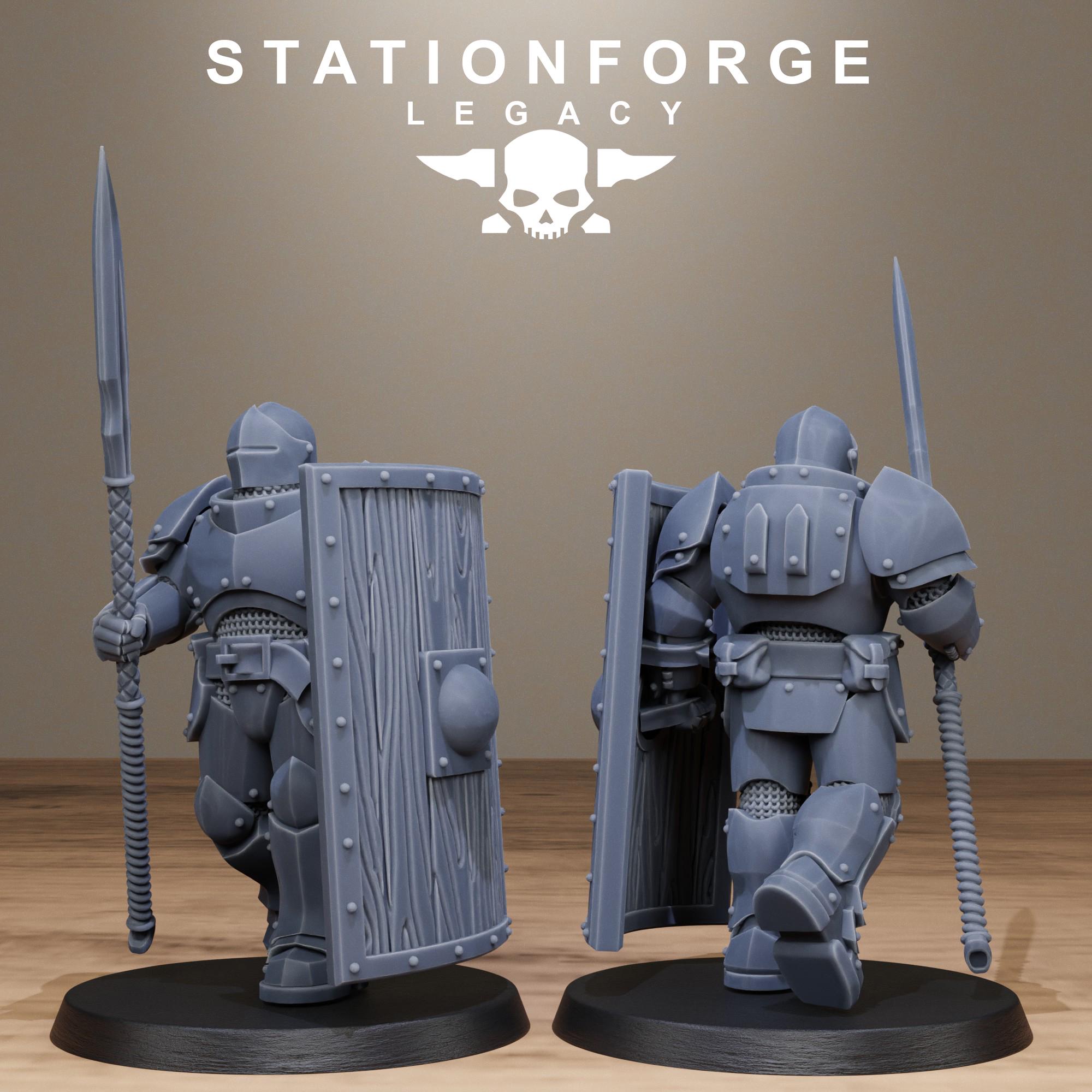 Solaris Shielders  from StationForgeLegacy/10 Miniatures +Gratis Bases