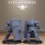 Solaris Shielders  from StationForgeLegacy/10 Miniatures +Gratis Bases