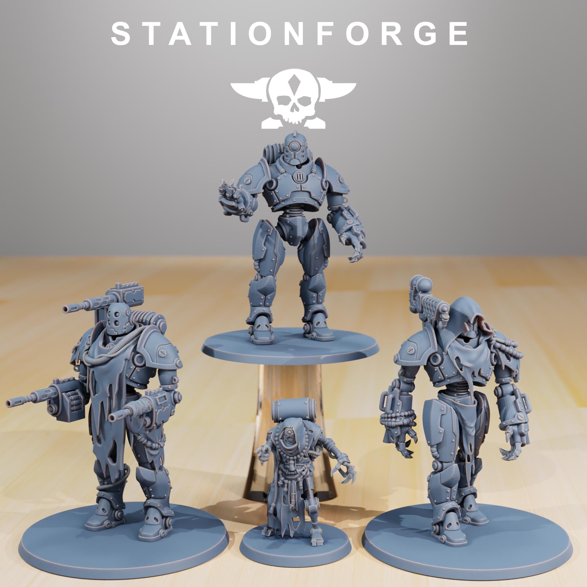Scavenger Droitex Mk2 from StationForge/4 Miniatures +Gratis Bases