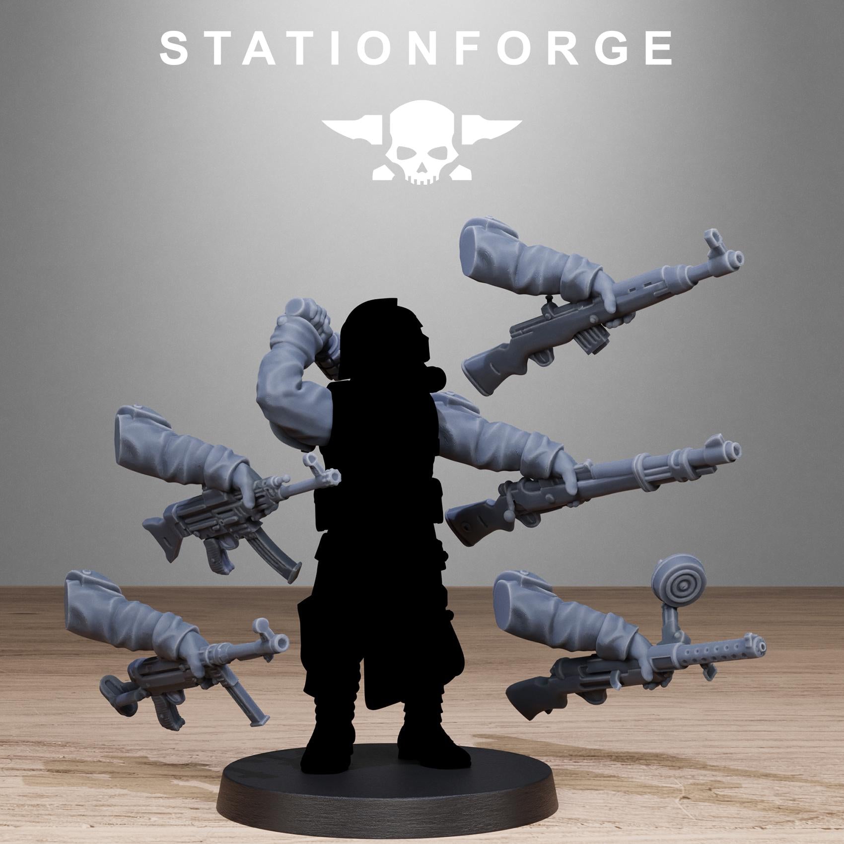 GrimGuard German Weapons Pack from StationForge/whole set- 160 weapon bits