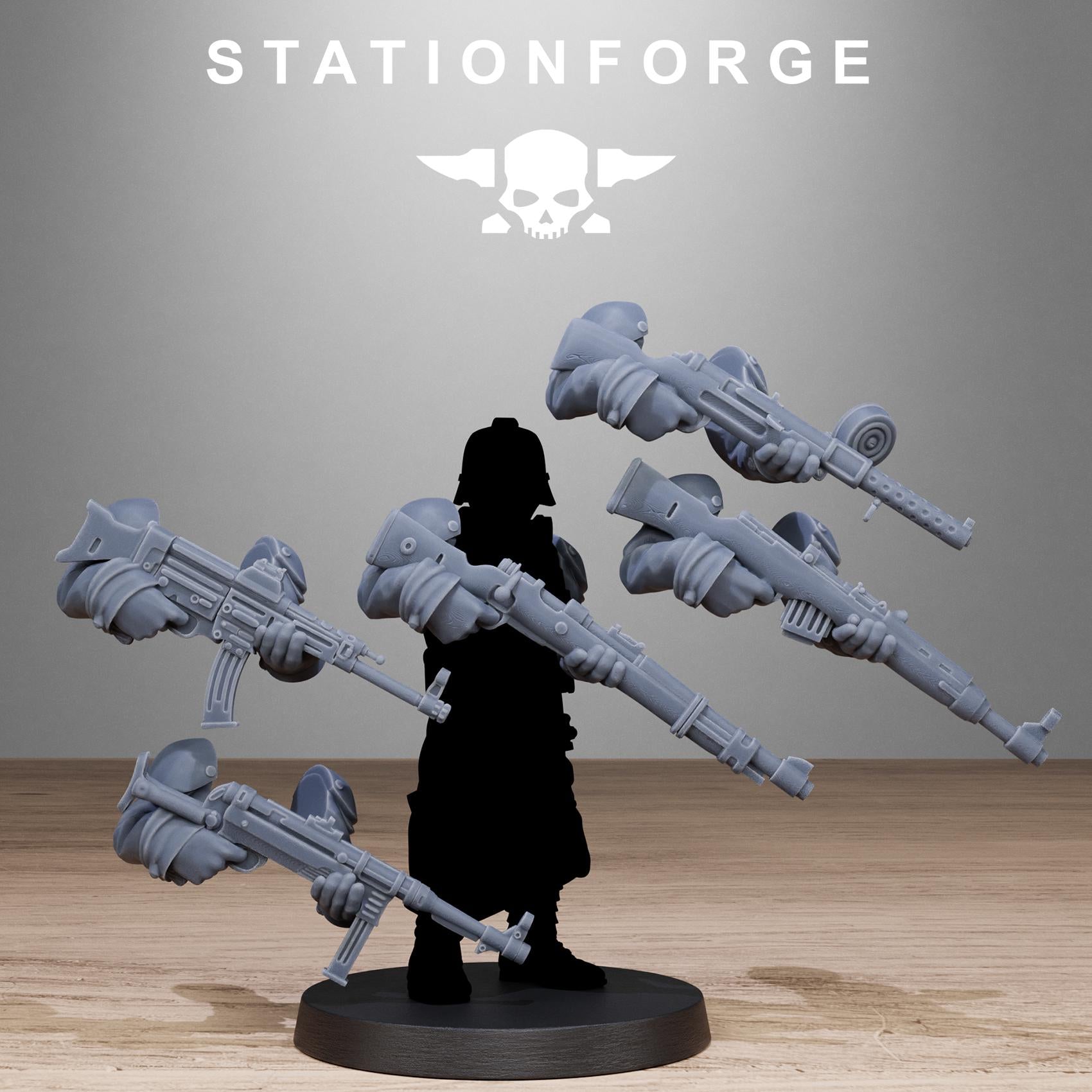 GrimGuard German Weapons Pack from StationForge/whole set- 160 weapon bits
