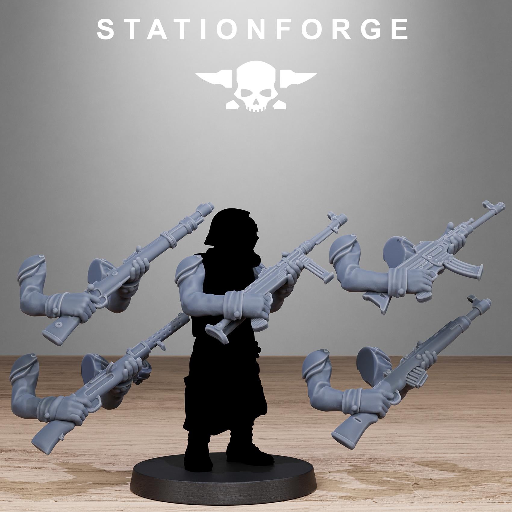 GrimGuard German Weapons Pack from StationForge/whole set- 160 weapon bits