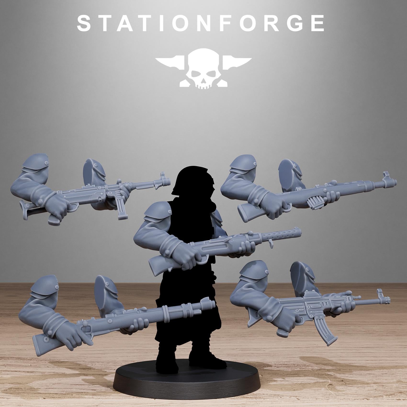 GrimGuard German Weapons Pack from StationForge/whole set- 160 weapon bits