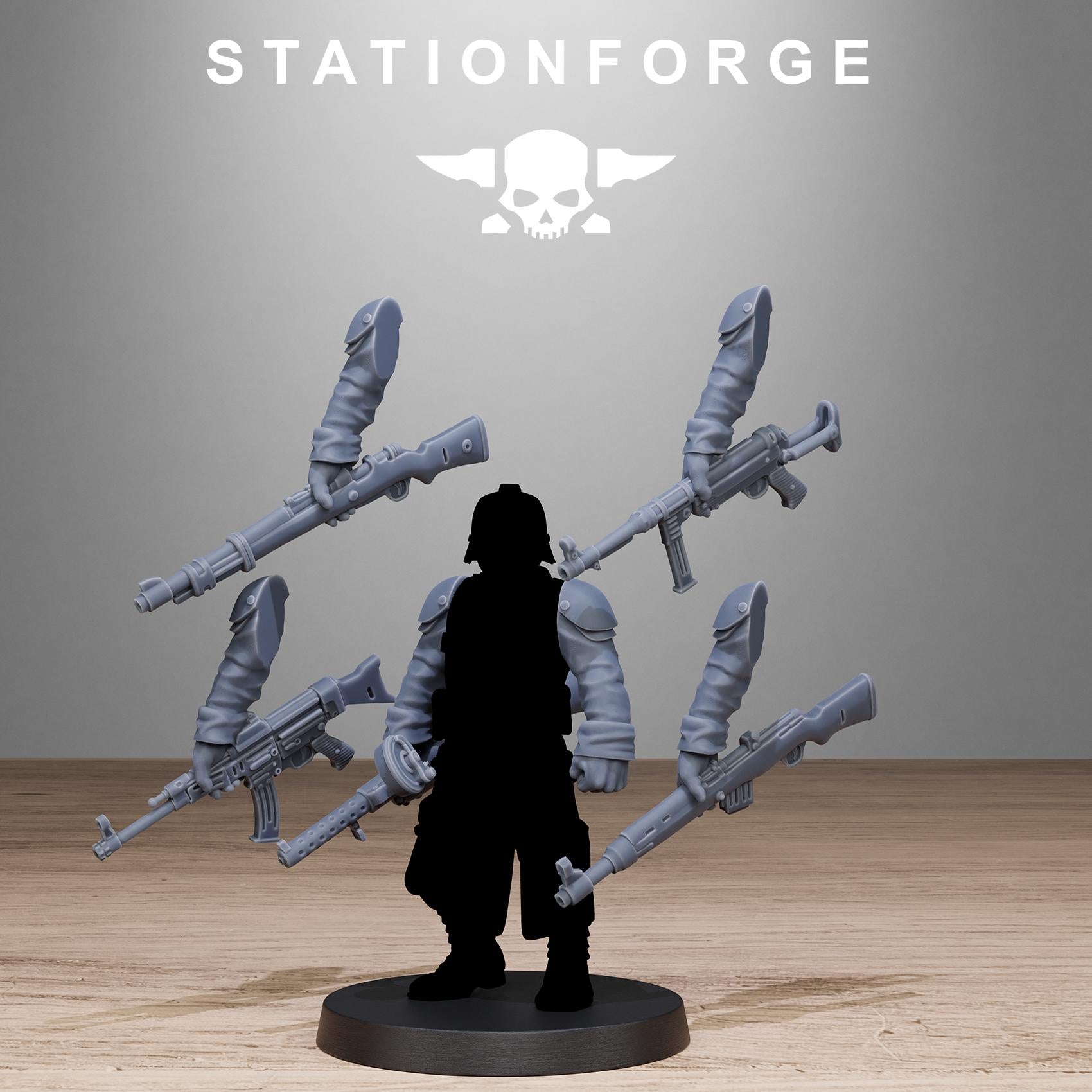 GrimGuard German Weapons Pack from StationForge/whole set- 160 weapon bits
