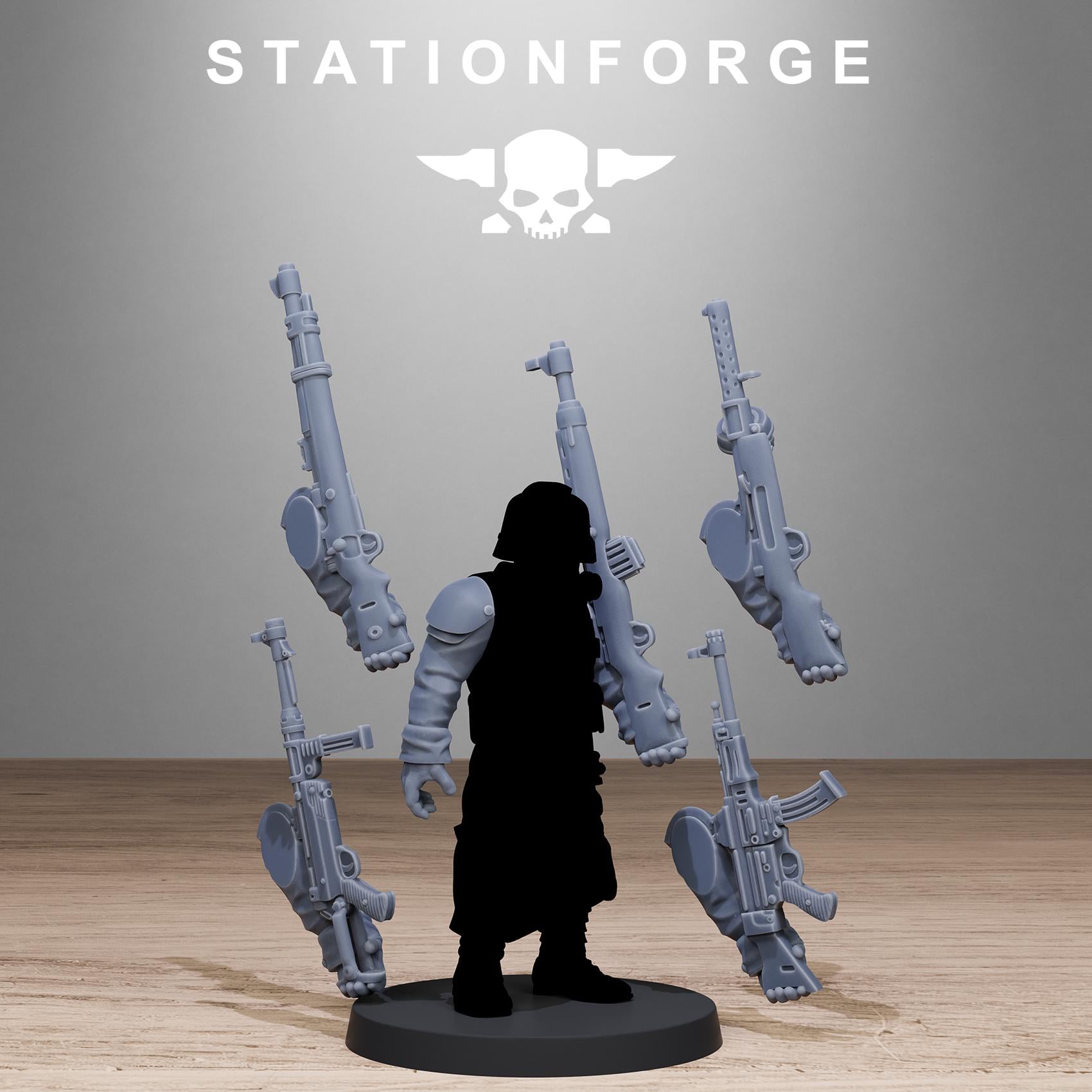 GrimGuard German Weapons Pack from StationForge/whole set- 160 weapon bits