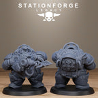Ironvale Bulkguards from StationForgeLegacy/10 Miniatures +Gratis Bases