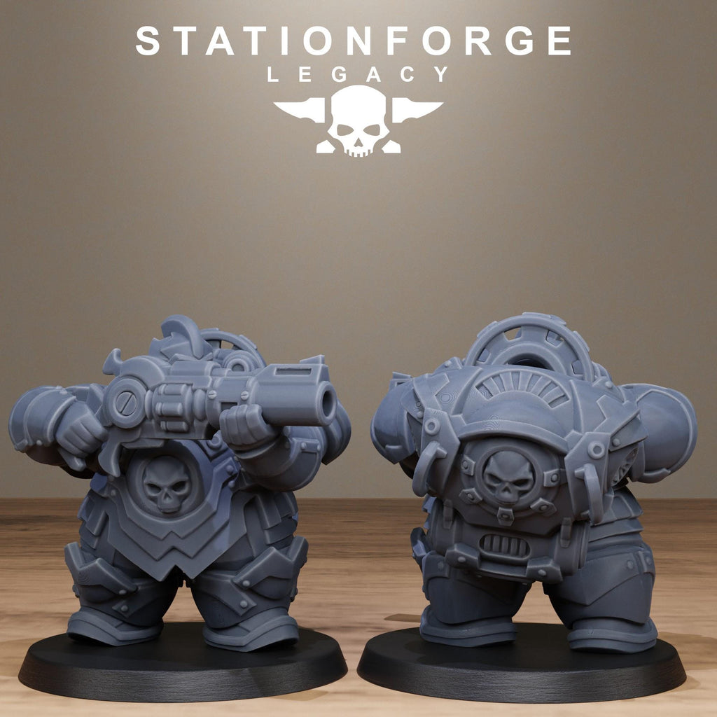 Ironvale Bulkguards from StationForgeLegacy/10 Miniatures +Gratis Bases