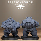 Ironvale Bulkguards from StationForgeLegacy/10 Miniatures +Gratis Bases