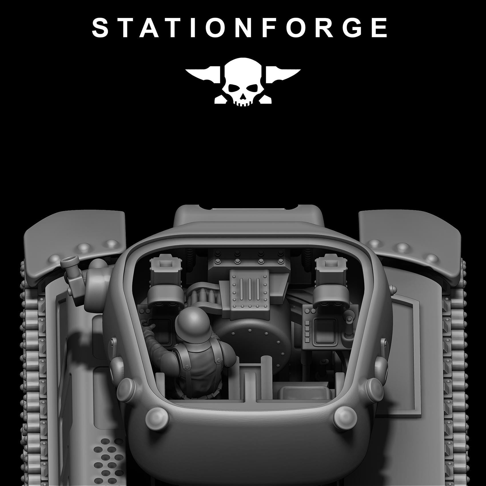 FreeGuard Battle Tank from StationForge/full set +Gratis Base