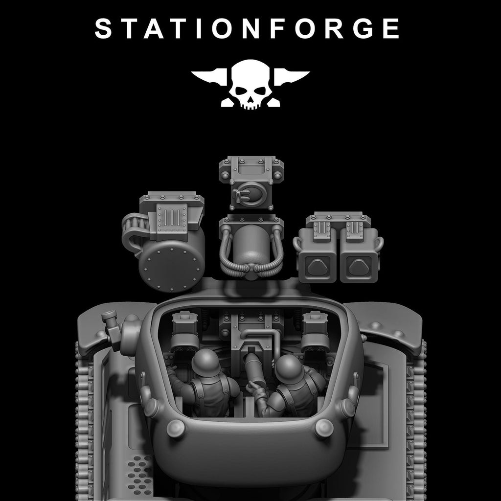 FreeGuard Battle Tank from StationForge/full set +Gratis Base