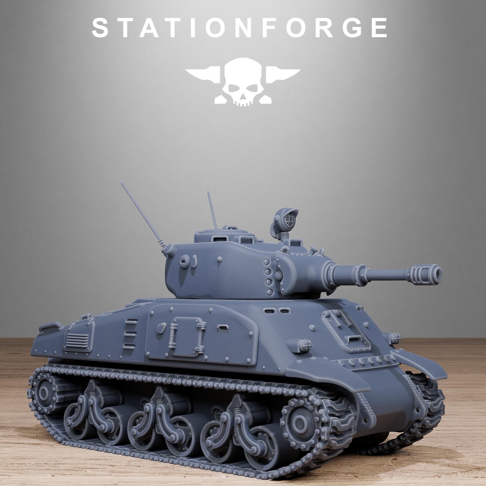 FreeGuard Battle Tank from StationForge/full set +Gratis Base