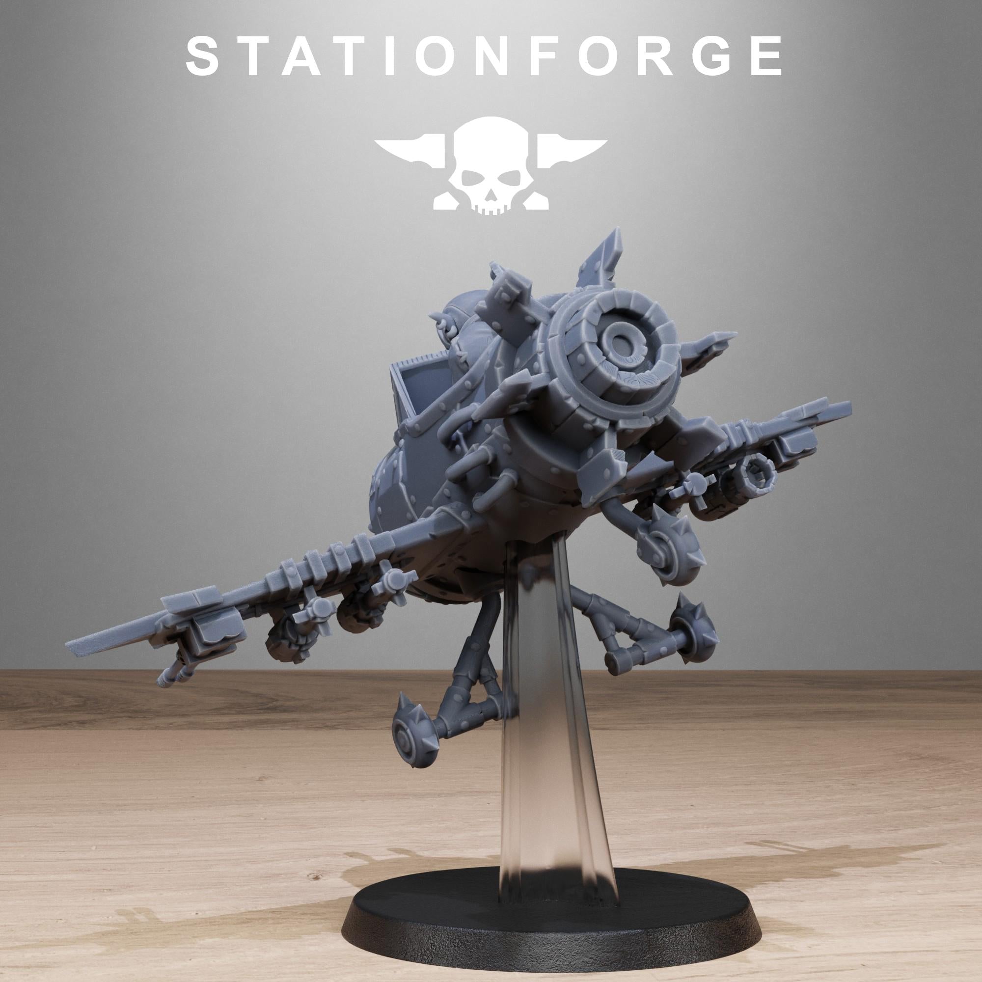 Orkaz Gobs Plane from StationForge/3 Miniatures +Gratis Bases