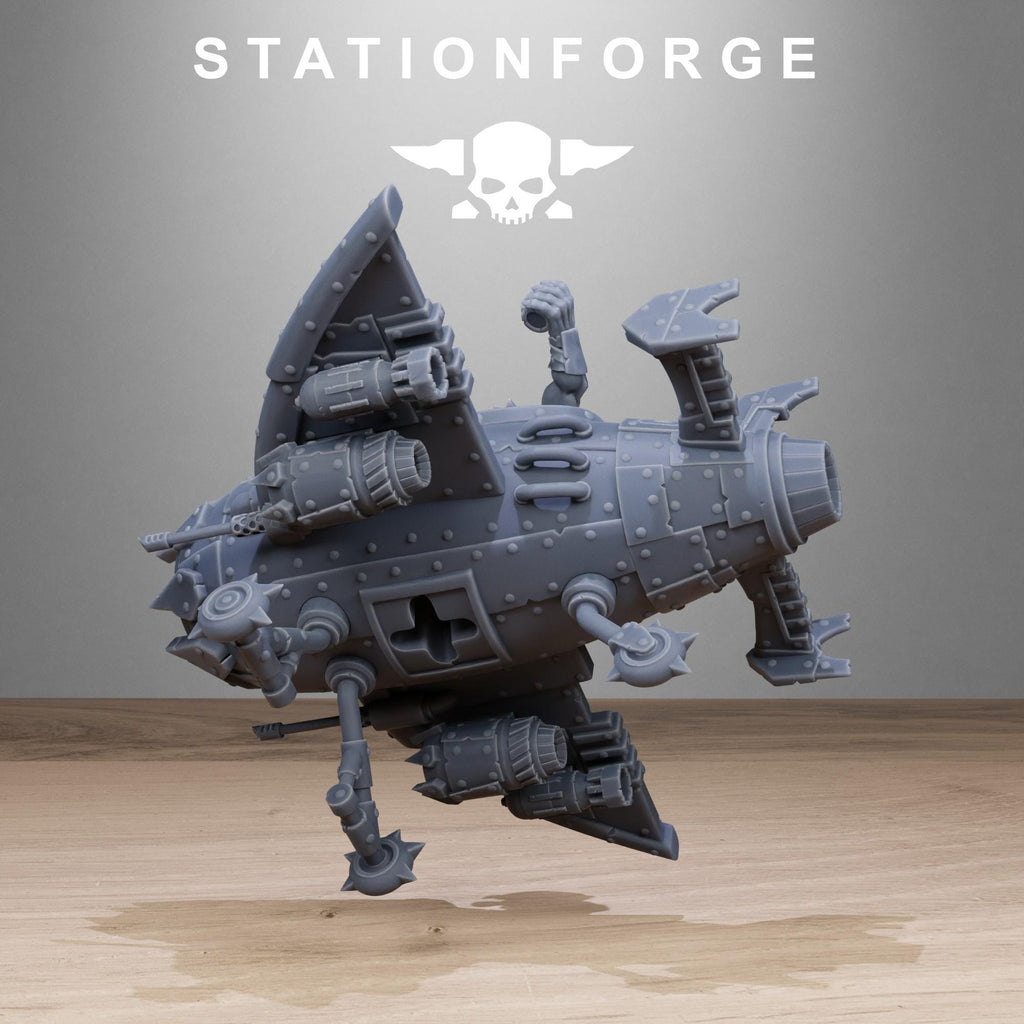 Orkaz Gobs Plane from StationForge/3 Miniatures +Gratis Bases