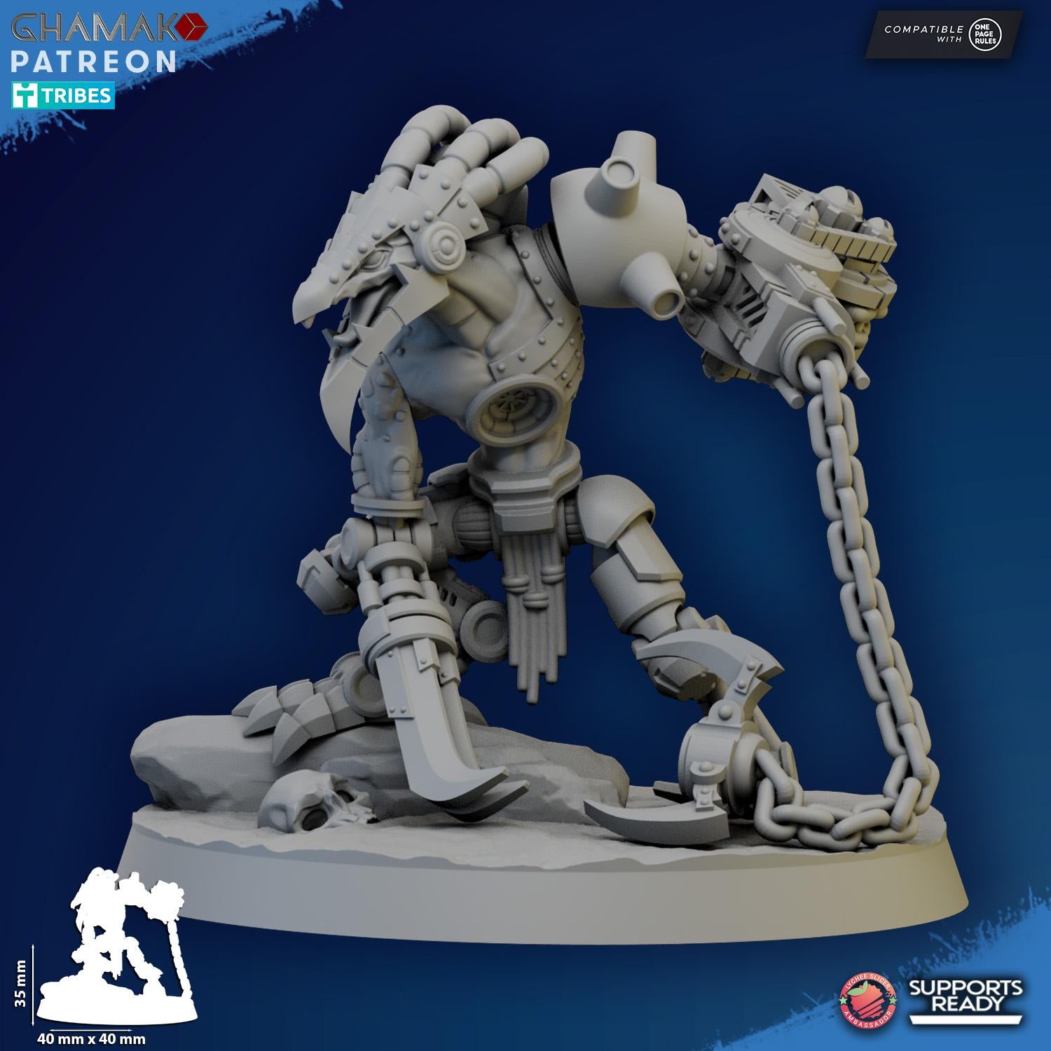 Razors from Ghamak, 2 Wargame Miniatures+ Gratis Bases