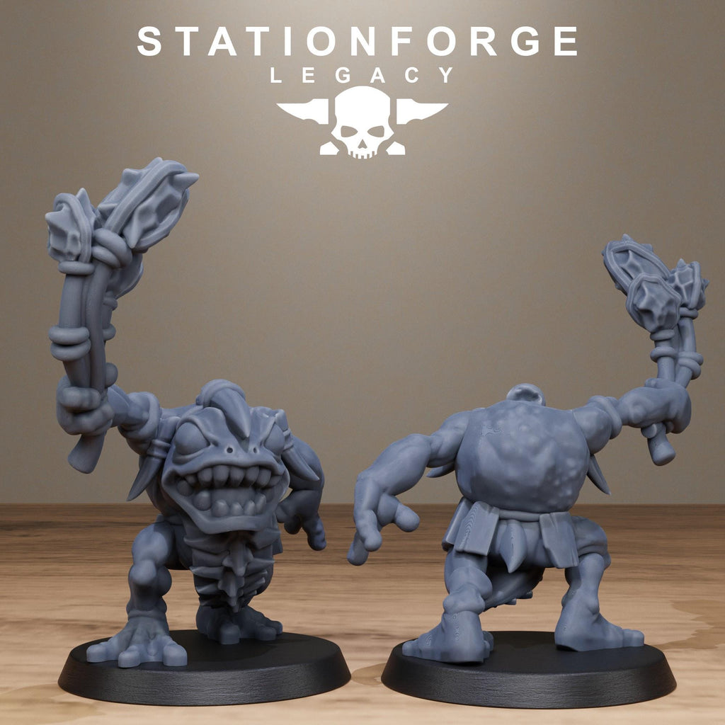 Bobkin Gobs  from StationForgeLegacy/10 Miniatures +Gratis Bases