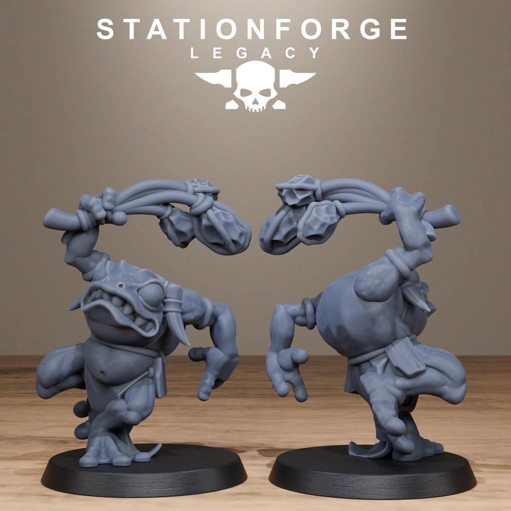 Bobkin Gobs  from StationForgeLegacy/10 Miniatures +Gratis Bases