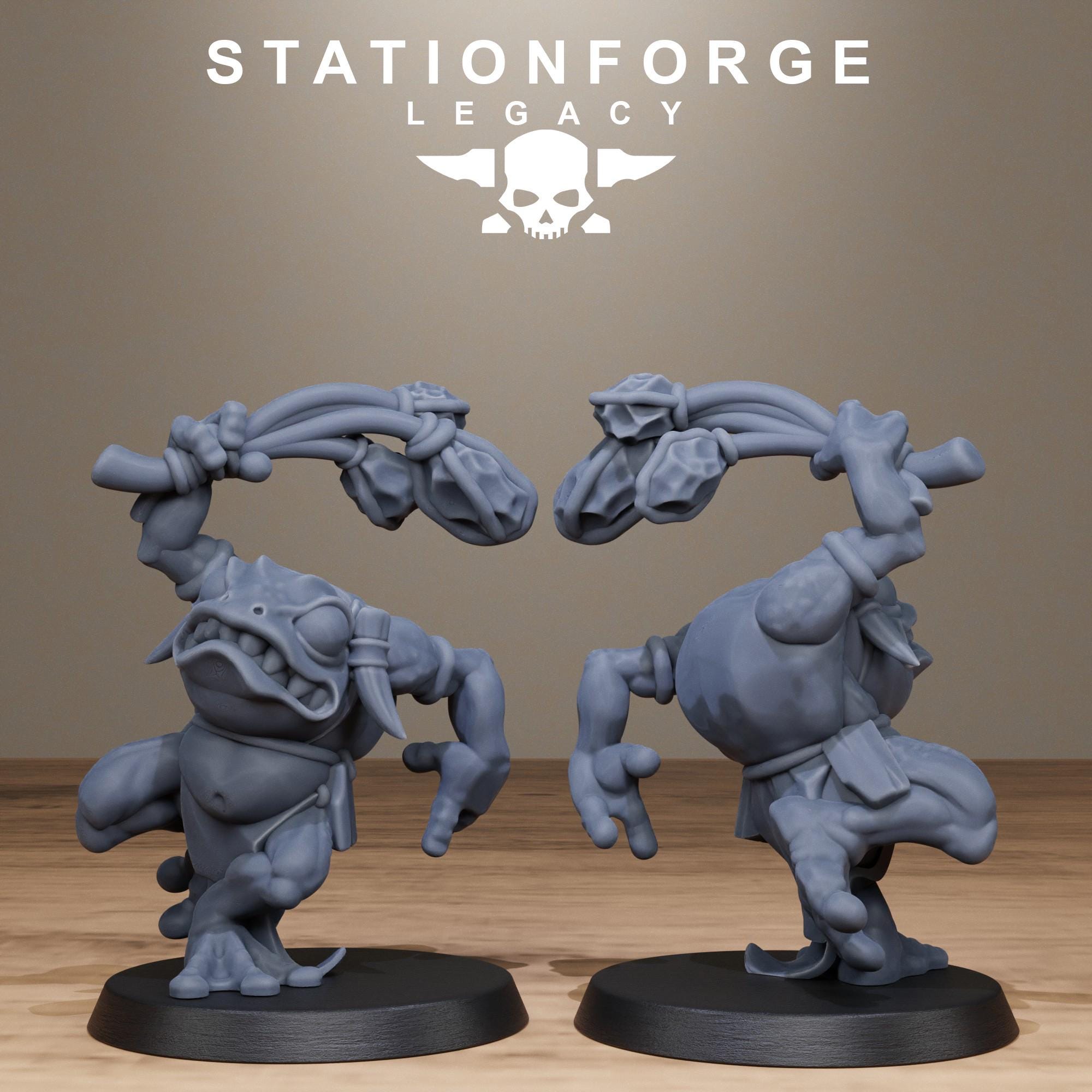 Bobkin Gobs  from StationForgeLegacy/10 Miniatures +Gratis Bases
