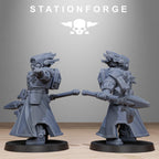 Tarion Priests from StationForge/10 Miniatures +Gratis Bases