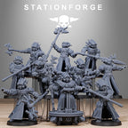 Tarion Priests from StationForge/10 Miniatures +Gratis Bases
