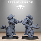 Tarion Priests from StationForge/10 Miniatures +Gratis Bases