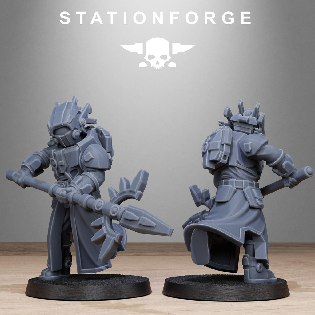 Tarion Priests from StationForge/10 Miniatures +Gratis Bases