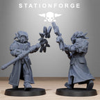 Tarion Priests from StationForge/10 Miniatures +Gratis Bases