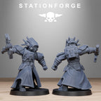 Tarion Priests from StationForge/10 Miniatures +Gratis Bases