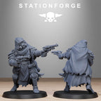 Scavenger Tech Magicians from StationForge/10 Miniatures +Gratis Bases