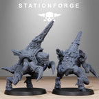 Xenarid Karnyxes from StationForge/10 Miniatures +Gratis Bases