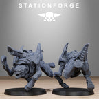 Xenarid Karnyxes from StationForge/10 Miniatures +Gratis Bases