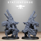 Xenarid Karnyxes from StationForge/10 Miniatures +Gratis Bases