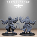 Corrupted Guard Raticus from StationForge/10 Miniatures +Gratis Bases