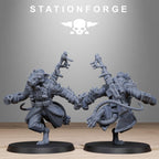 Corrupted Guard Raticus from StationForge/10 Miniatures +Gratis Bases