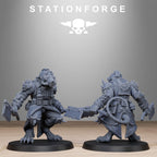 Corrupted Guard Raticus from StationForge/10 Miniatures +Gratis Bases