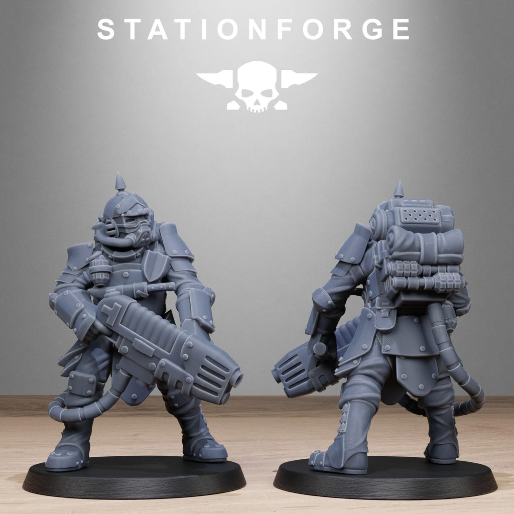 RoyalGuard Bastioners from StationForge/10 Miniatures +Gratis Bases
