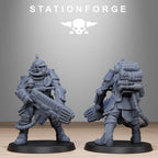 RoyalGuard Bastioners from StationForge/10 Miniatures +Gratis Bases