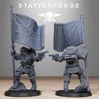 RoyalGuard Bastioners from StationForge/10 Miniatures +Gratis Bases