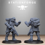 RoyalGuard Bastioners from StationForge/10 Miniatures +Gratis Bases