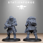 RoyalGuard Bastioners from StationForge/10 Miniatures +Gratis Bases