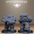 Ironvale Heavies from StationForgeLegacy/10 Miniatures +Gratis Bases