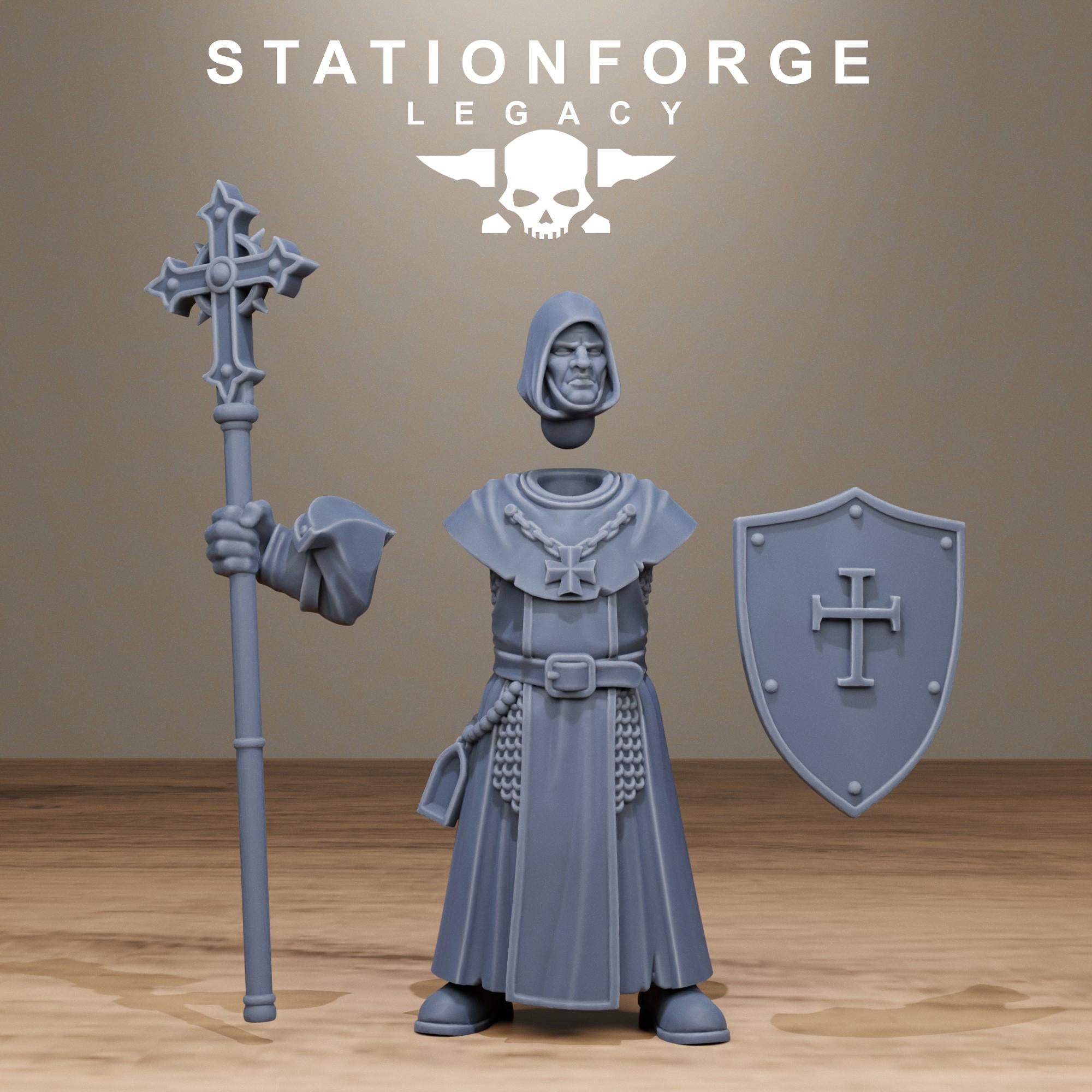 Thorncrest Priests from StationForgeLegacy/8 Miniatures +Gratis Bases