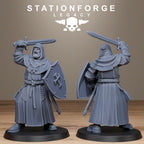 Thorncrest Priests from StationForgeLegacy/8 Miniatures +Gratis Bases